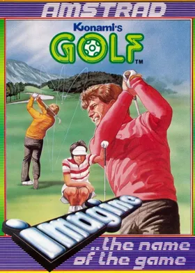 Konami's Golf (UK) (1986) box cover front